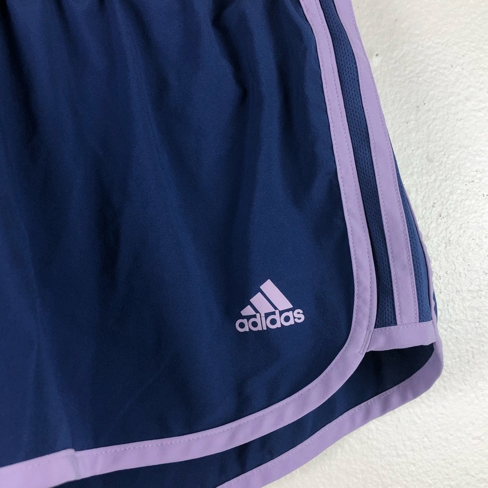 Adidas Purple and Blue Athletic Shorts - Picture 2 of 4